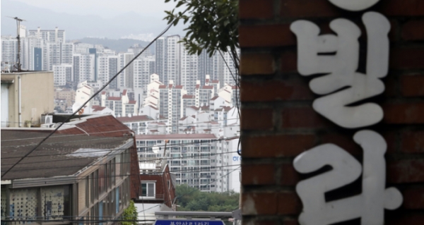 서울의 한 빌라 밀집지역 모습. 2021.08.25